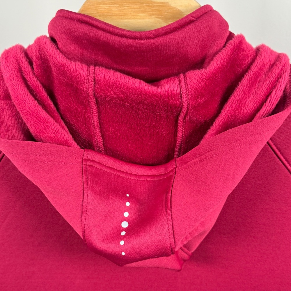 Tek Gear 2X Hybrid Puffer Jacket Quilted Fleece Lined Hood Active Mixed Media - Picture 4 of 8